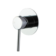 LUCID PIN Series Round Chrome 65mm Wall Mixer (Color Up)