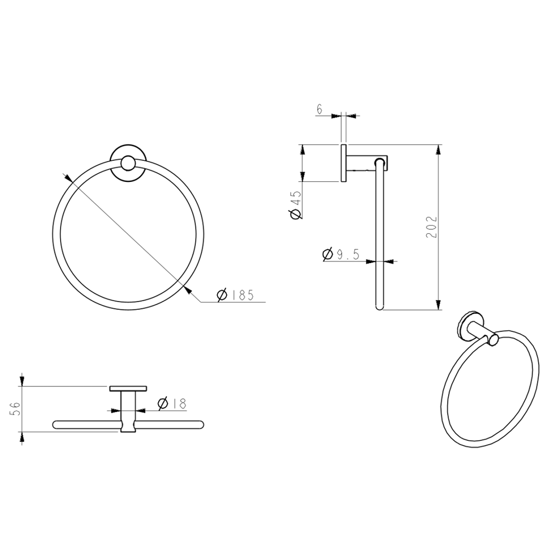 Mica Towel Ring