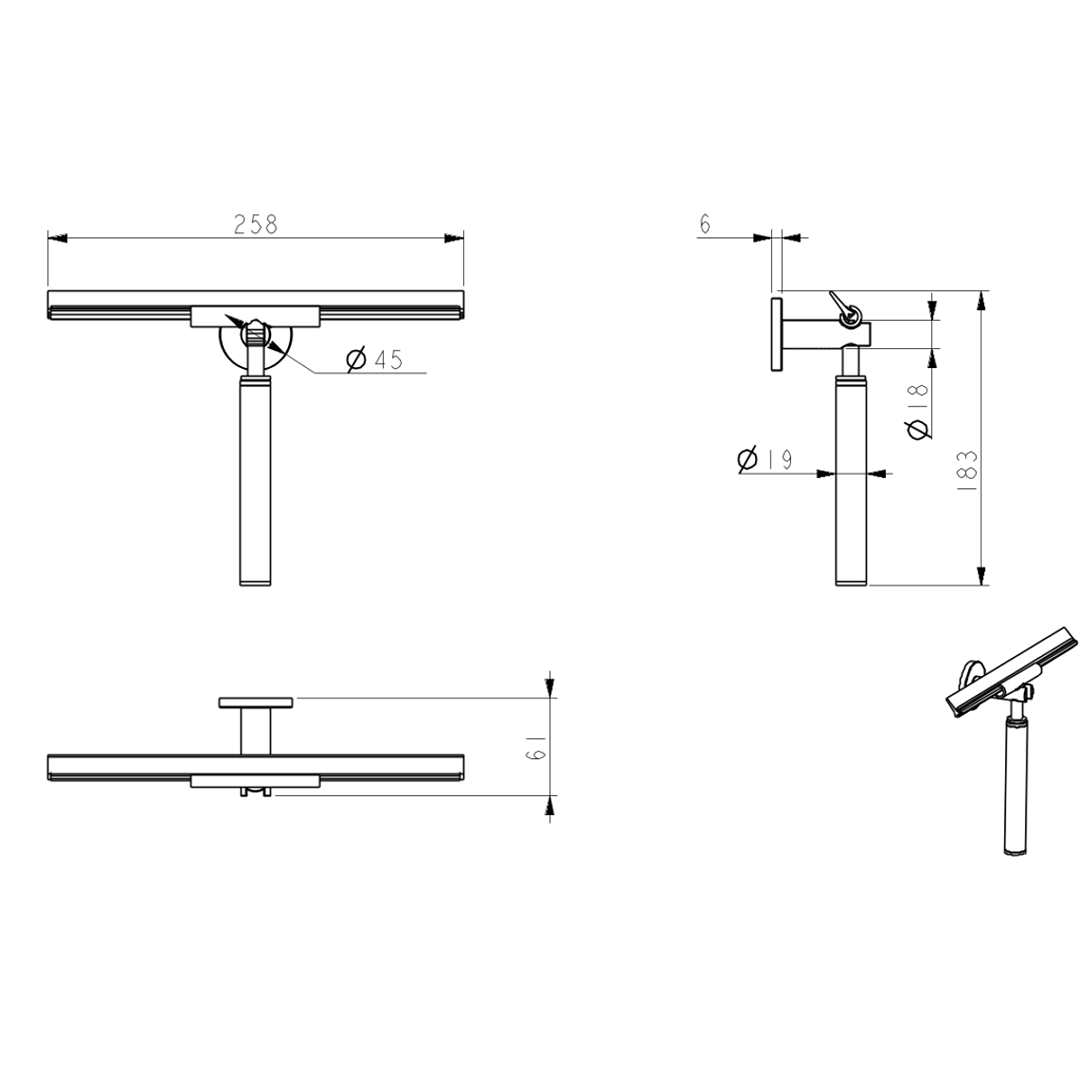 Mica Glass Squeegee
