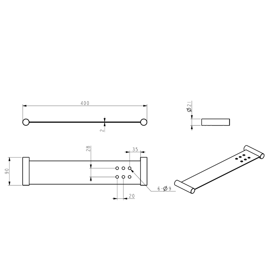 Mica Stainless Shelf