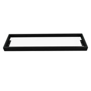 IVANO Series Black Glass Shelf 600mm
