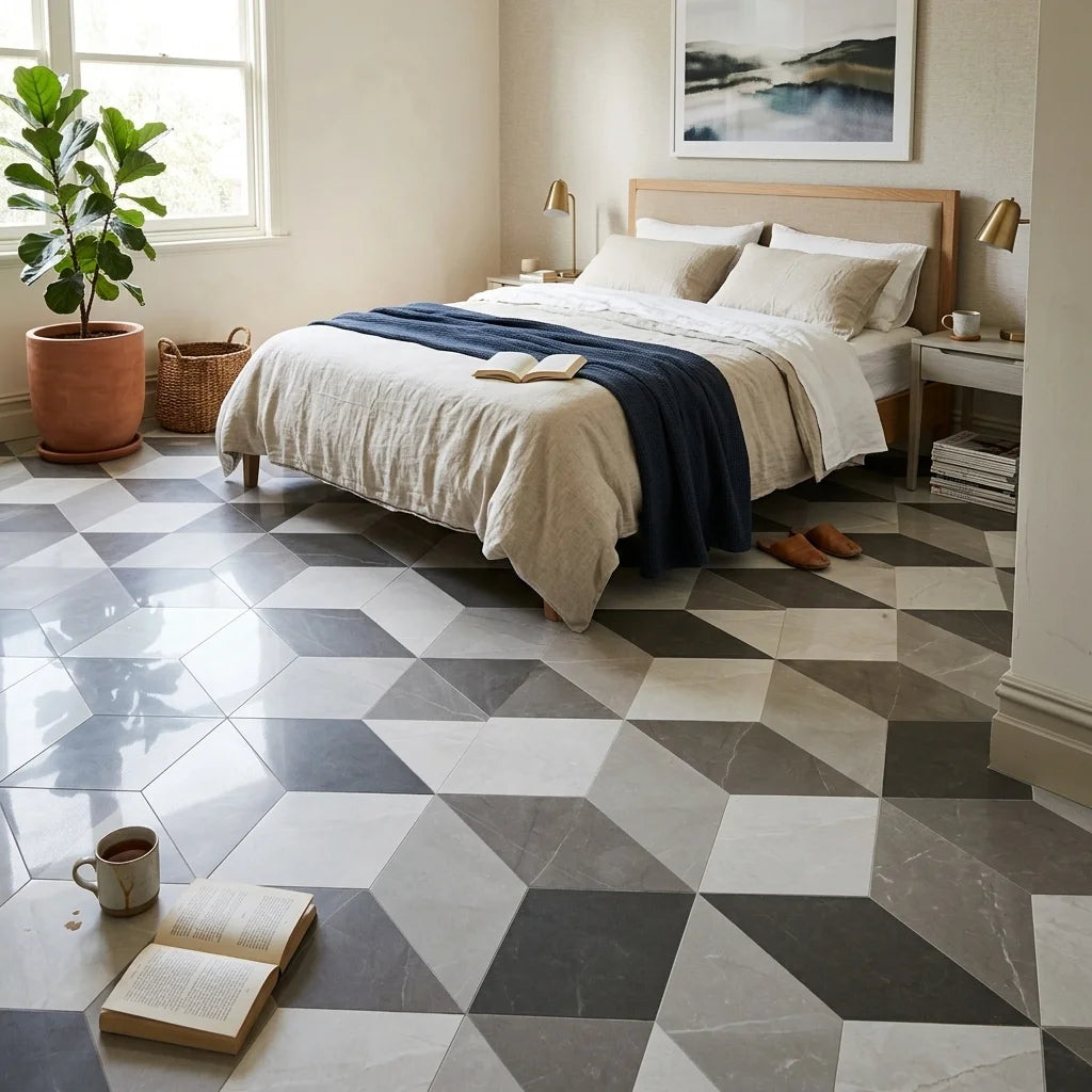 BT741 3D CUBE 600X300 POLISHED — bedroom