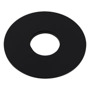 80mm Black Round Cover Plate For Wall Mixer / Diverter Bottom Part / Wall Spout