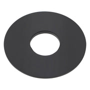 80mm Gun Metal Grey Round Cover Plate For Wall Mixer / Diverter Bottom Part / Wall Spout