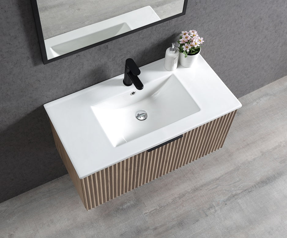 TE496 - 900 Wall Hung Vanity