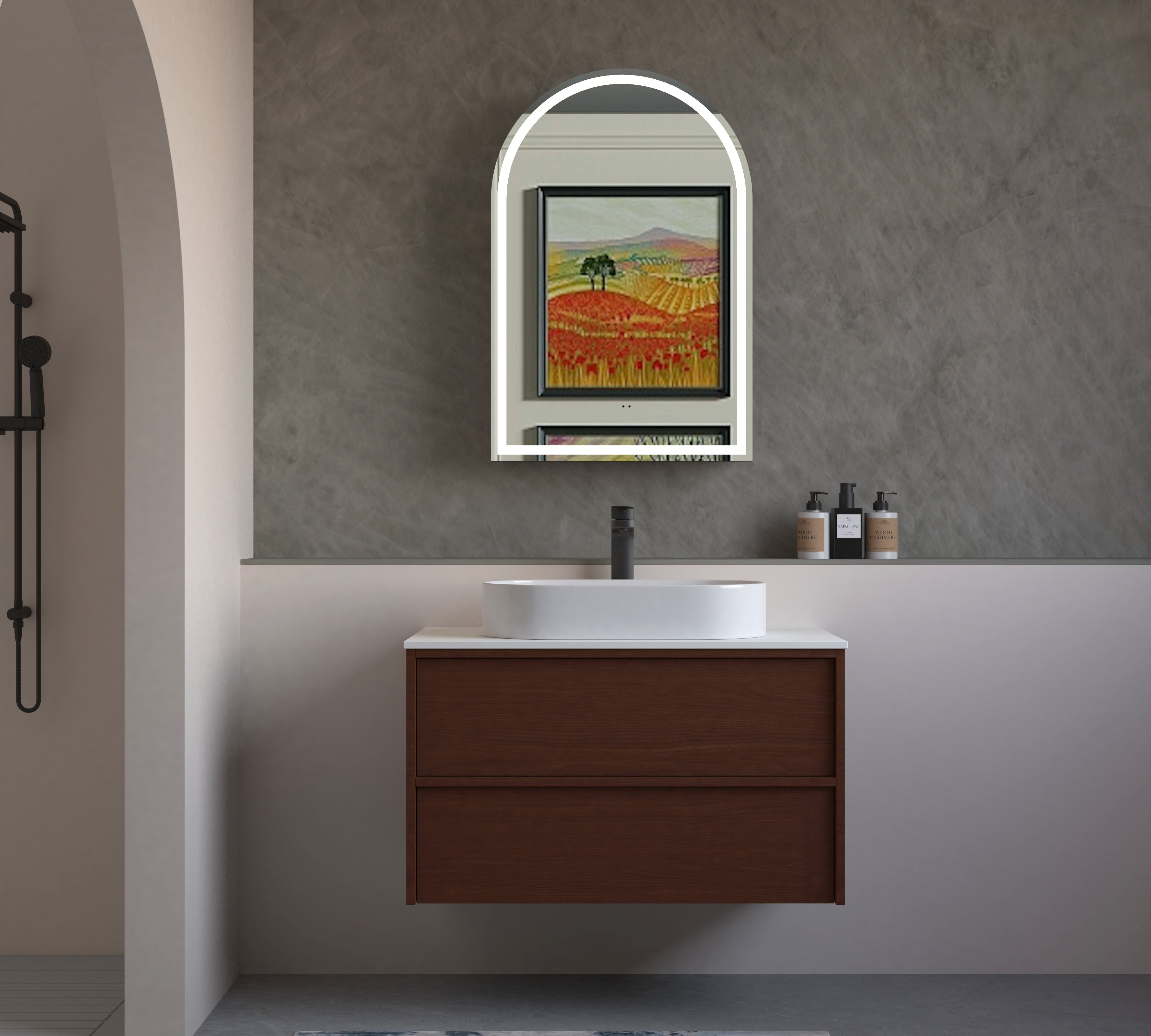 Navona 900MM Wall Hung Shaker Vanities without Stone Top