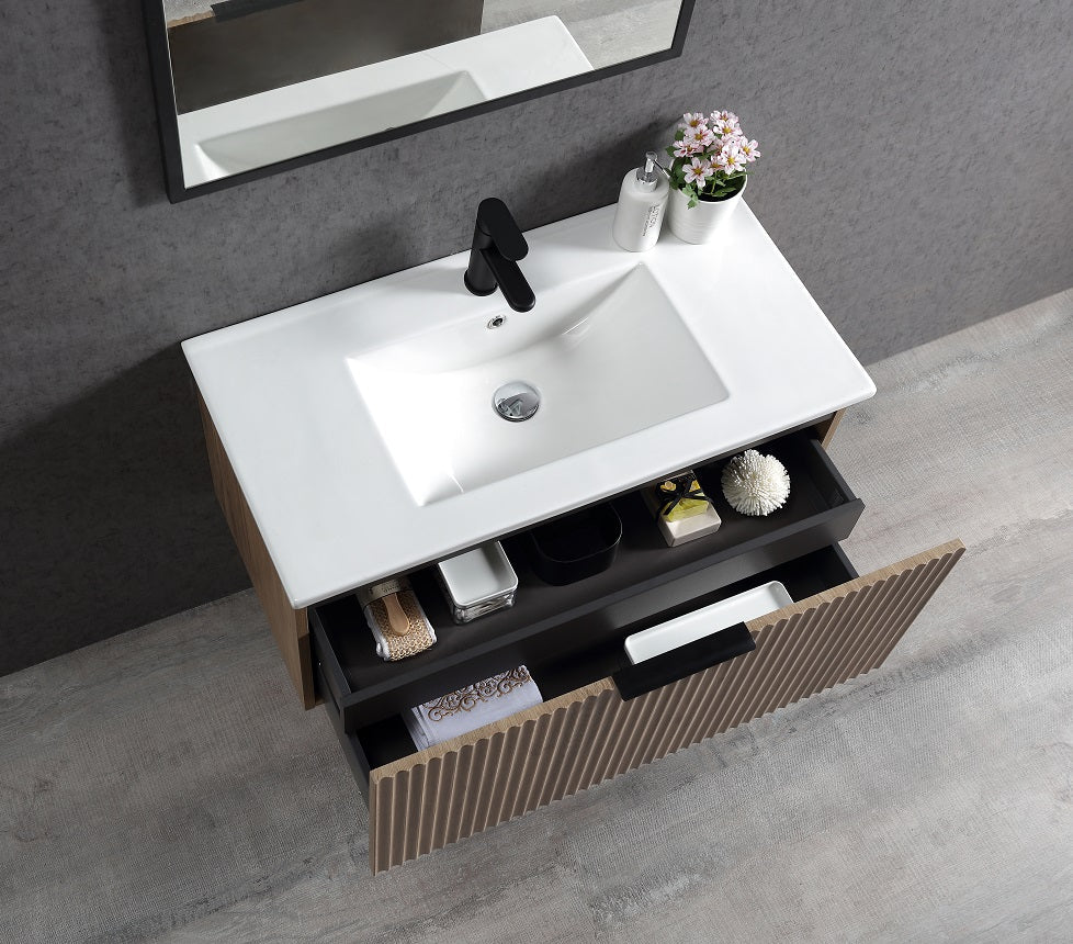 TE496 - 900 Wall Hung Vanity
