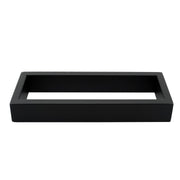 Cavallo Matte Black Square Hand Towel Rail 260mm