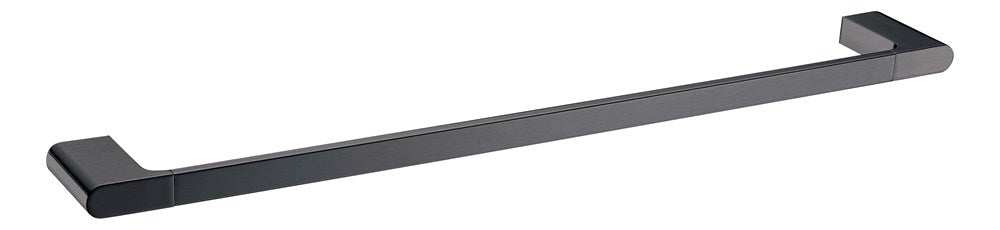 Bellino  Matte Black Zinc Alloy 600mm Single Towel Rail