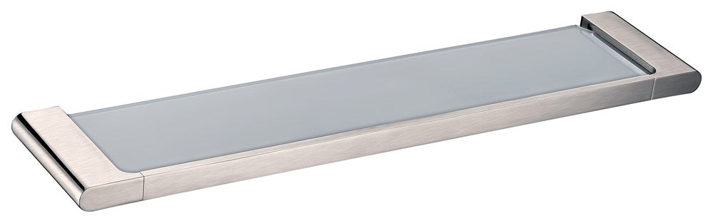 VOG - Brushed Nickel Glass Shelf