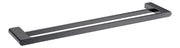 Persano Gun Metal Grey Zinc Alloy 600mm Double Towel Rail