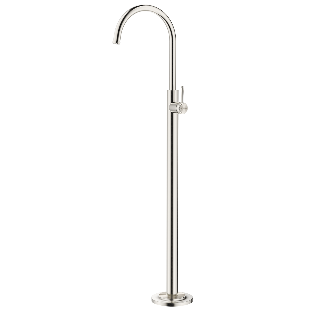 Mica Heritage Freestanding Spout & Mixer Brushed Nickel (BOM