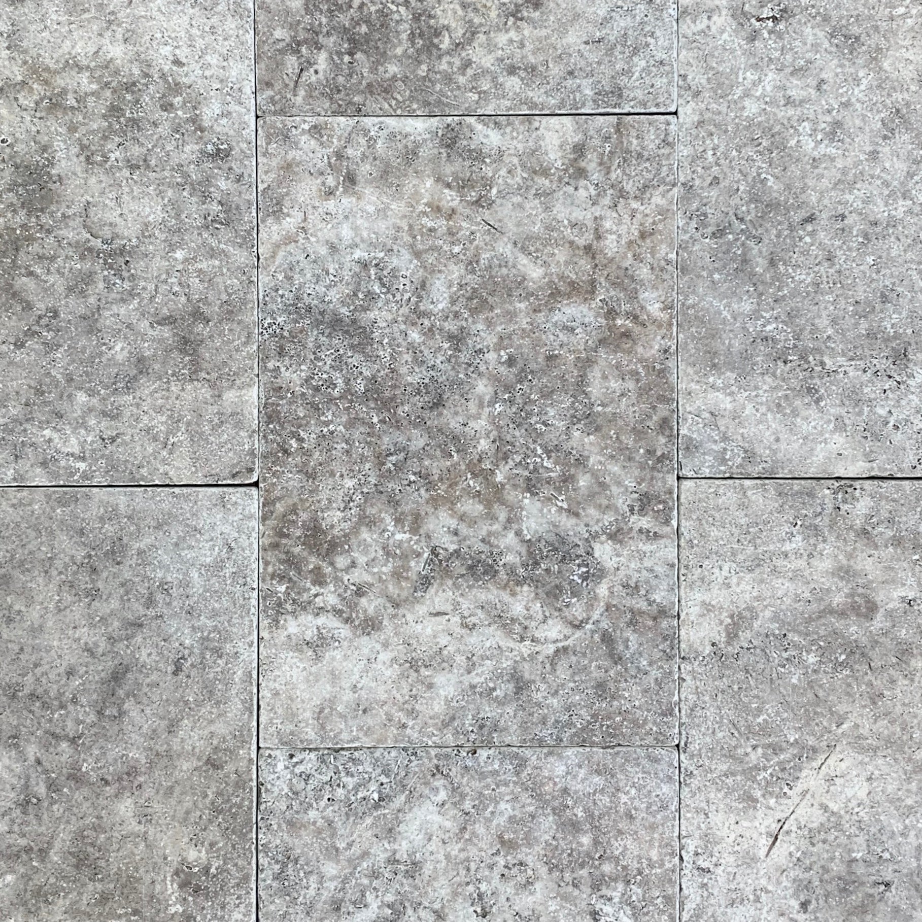 BHCA7 Silver Tumbled Travertine 610x406x12