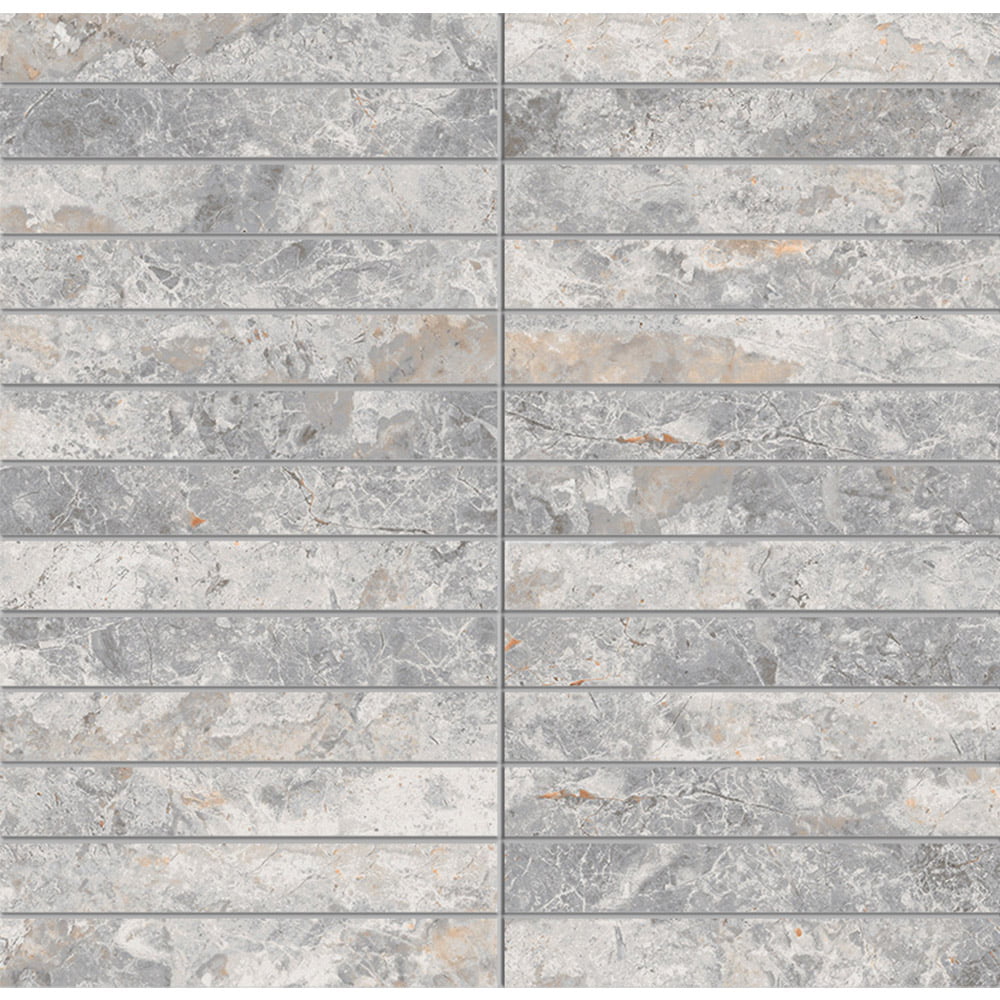 BHCS120	PARADISE TUNDRA GREY  FINGER MOSAIC