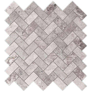 BHCS121	PARADISE TUNDRA GREY HERRINGBONE MOSAIC