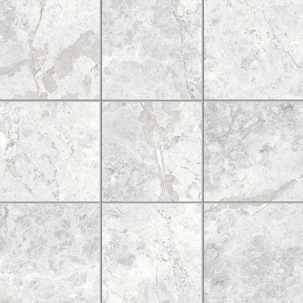 BHCS126	PARADISE TUNDRA WHITE SQUARE MOSAIC
