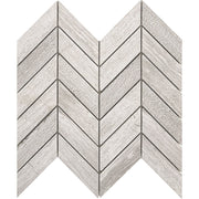 BHCS29 WOOD LIGHT GREY CHEVRON MOSAIC
