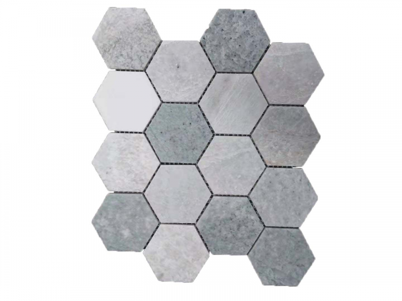 BHCV44 calcutta green hexagon 73*73*7MM