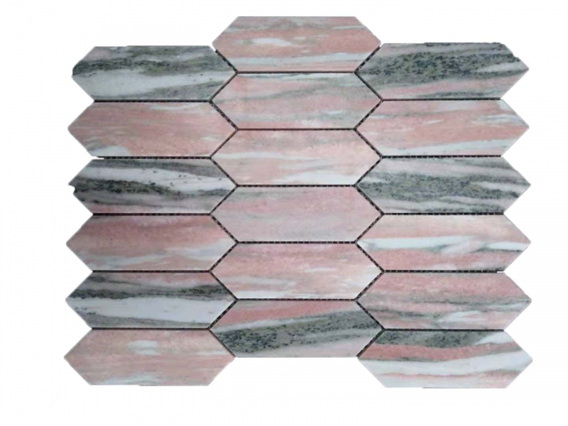 BHCV46 PINK MARBLE PICKET 48*148*7MM