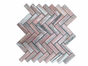 BHCV50 PINK MARBLE HERRINGBONE