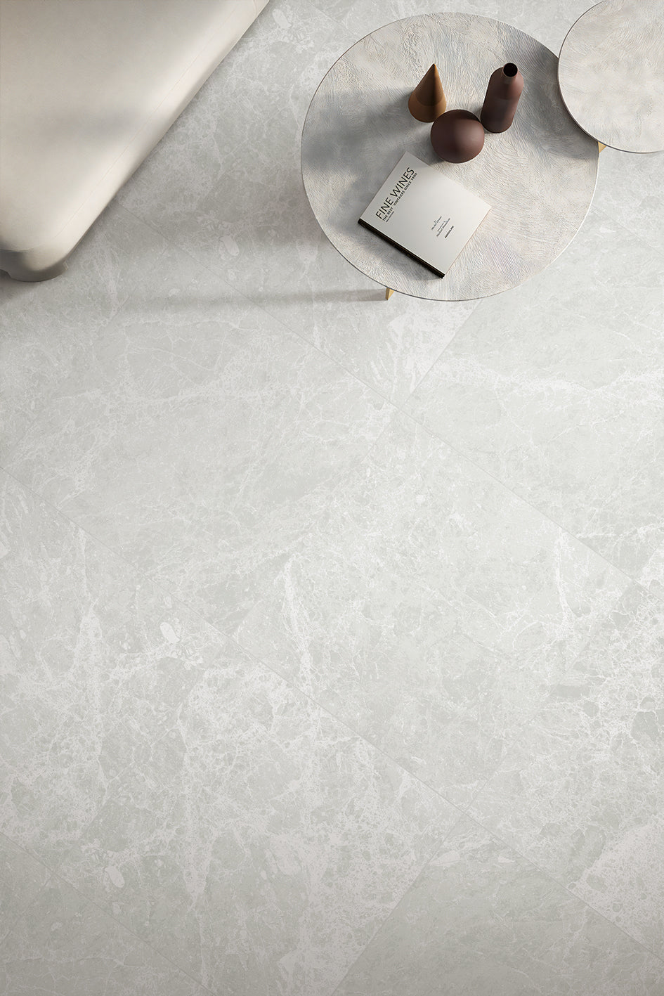 BHF304 TUNDRA STONE WHITE MATT 600X600