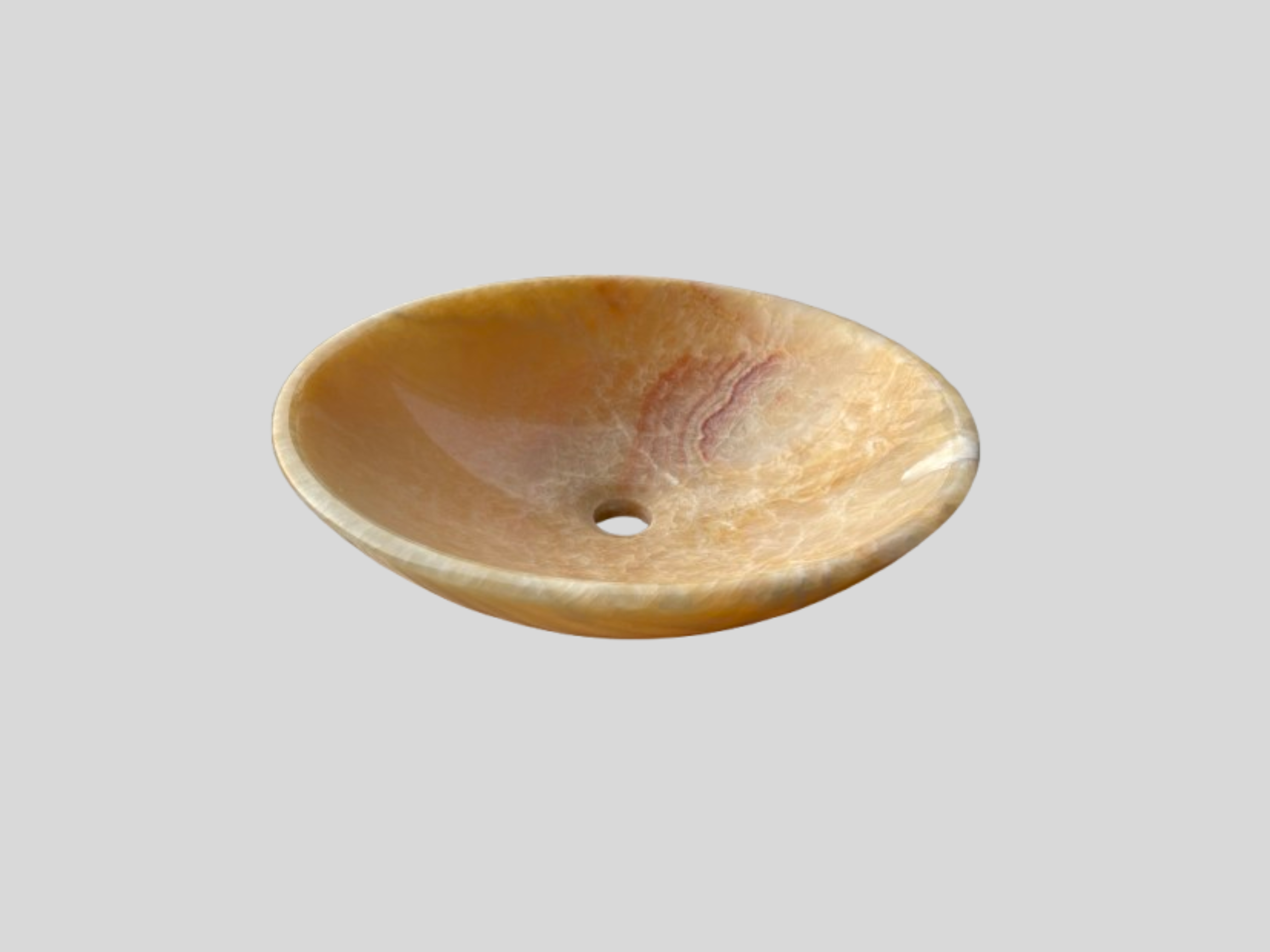 BHSCB22 Honey Drop 410 mm Onyx Marble Basin