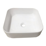 White Square Thin Art Basin 385*385*140mm