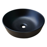 Black Round Thin Art Basin 415*415*135mm