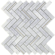 BT3338 GOLDEN HERRINGBONE CARRARA 320x280x8
