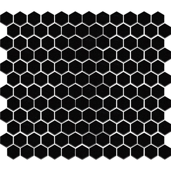 BT630 BLACK MINI HEXAGON SATIN