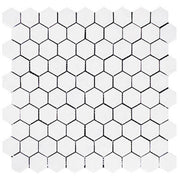 BT631 WHITE MINI HEXAGON POLISHED