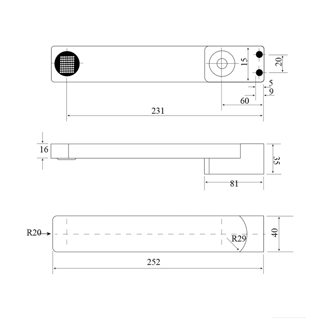 Cresta Swivel Bath Spout