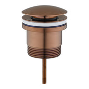 Brushed Copper Pop Up Waste Universal