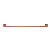 LUCID PIN - 800mm Brushed Copper Cuttable Single Towel Rail