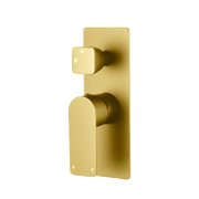VOG Series Solid Brushed Brass Bath/Shower Wall Mixer with Diverter Wall Mounted(color up) (Copy)