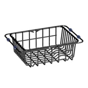 Flexible Stainless Steel Gunmetal Sink Basket / Dish Rack