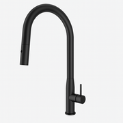 Navona Carysil Slim Matte Black Pull Out Kitchen Mixer