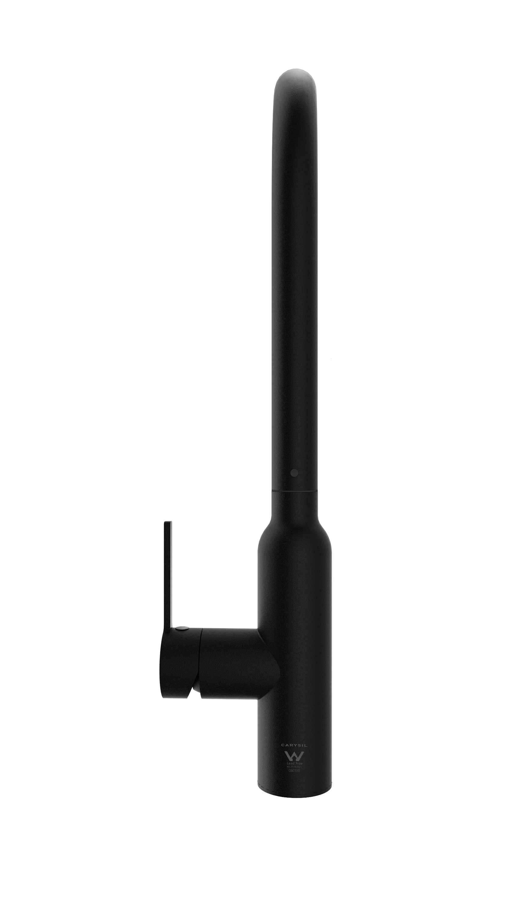 Navona Carysil Round Granite Black Pull Out Kitchen Mixer