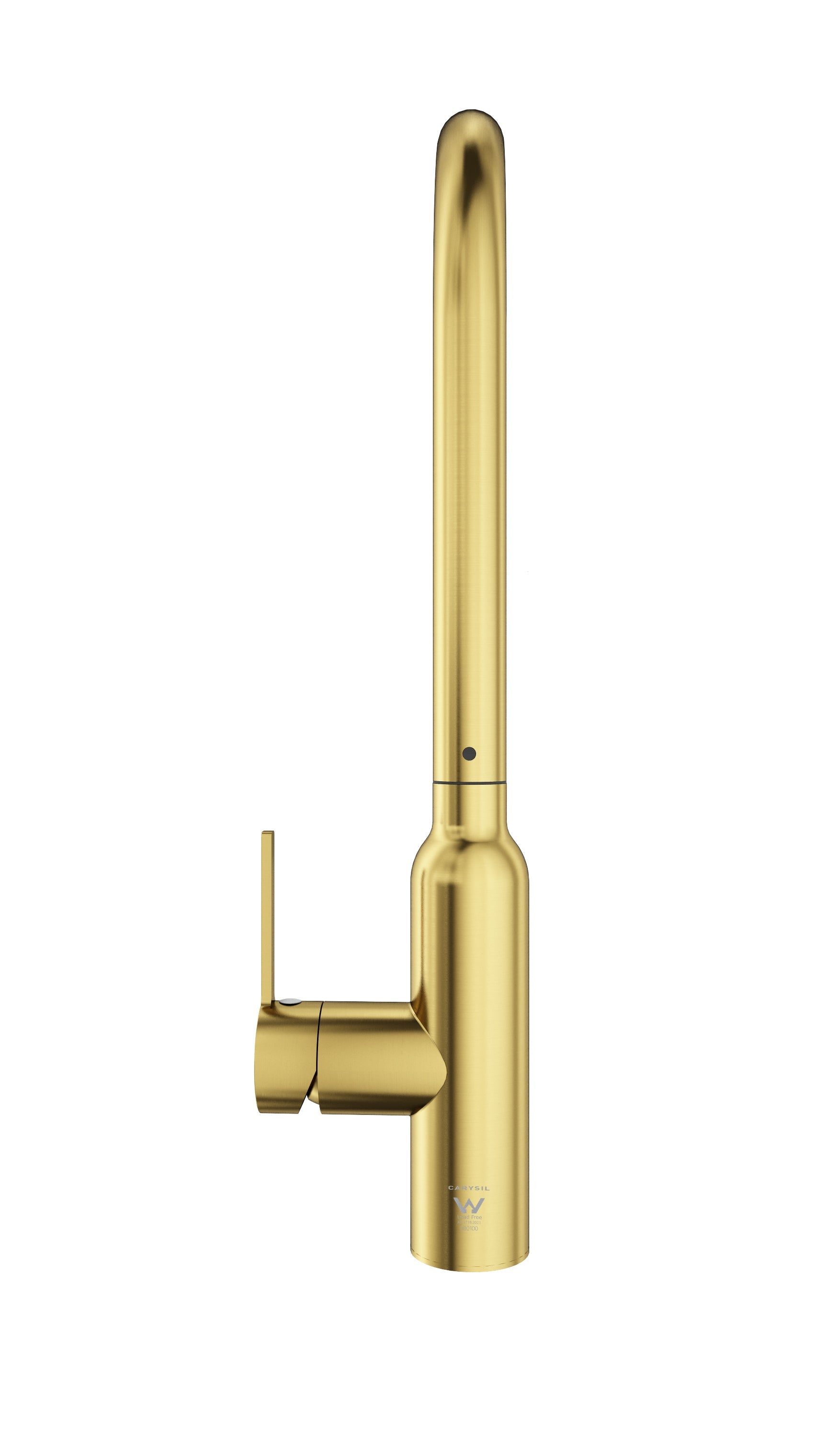 Navona Carysil Round Brushed Yellow Gold Pull Out Kitchen Mixer