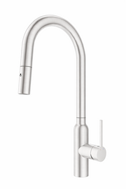 Navona Carysil Round Kitchen Mixer -Brushed Nickel