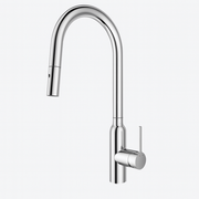 Navona Carysil Round Chrome Pull Out Kitchen Mixer