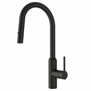 Navona Carysil Round Matte Black Pull Out Kitchen Mixer
