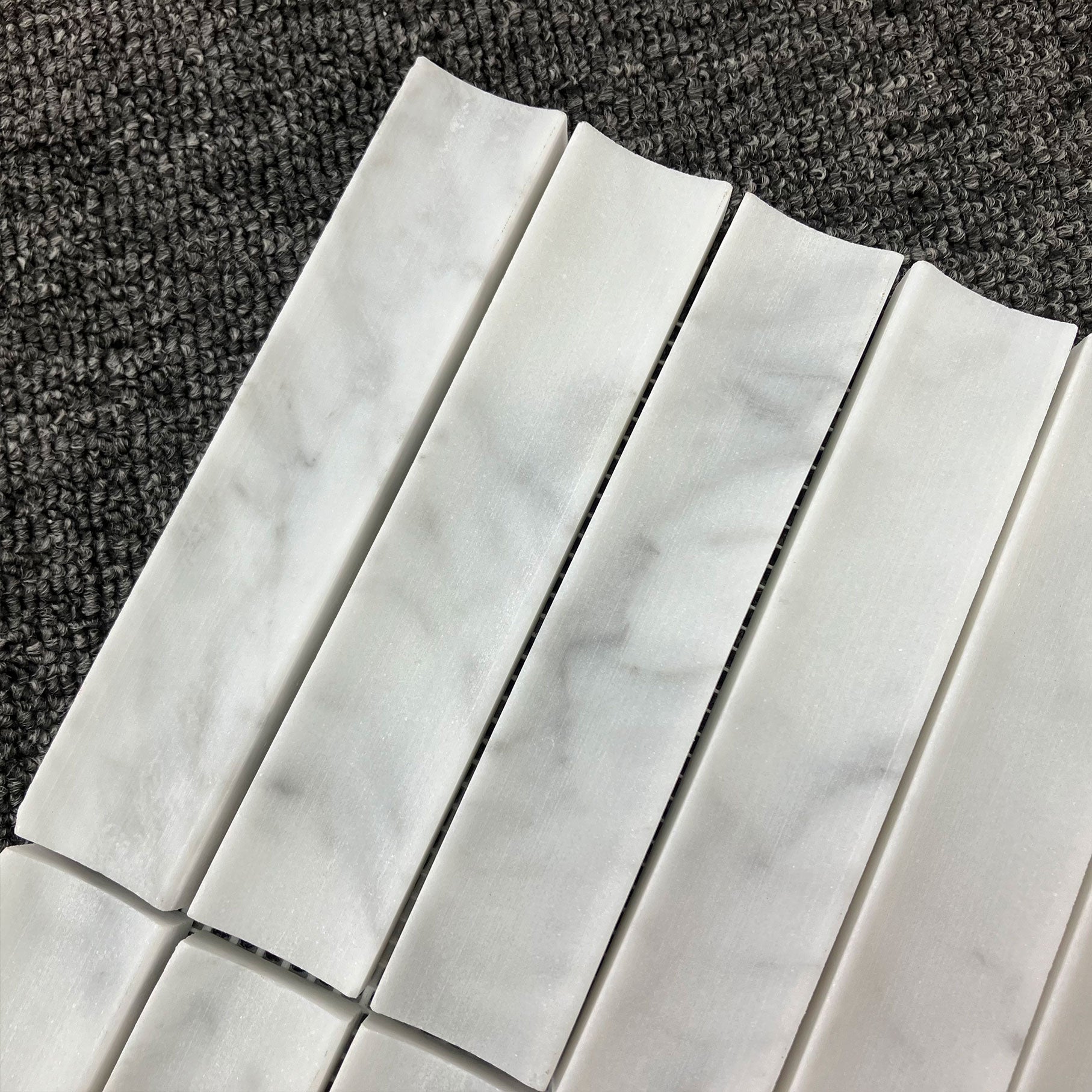 BH350 CARRARA CONCAVE HONED 318 X 302