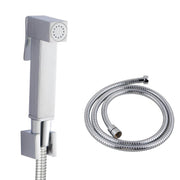 Square Chrome Toilet Bidet Spray Kit with 1.2m PVC Hose