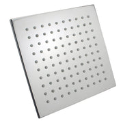 Square Chrome LED Rainfall Shower Head 200mm