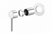 LUCID PIN Series Round Chrome 65mm Wall Mixer- TRIM KIT