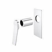 Rushy Square Chrome Built-in Shower Mixer - TRIM KIT