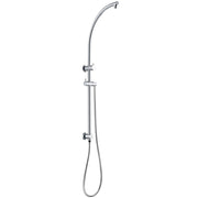 Round Chrome Shower Station without Shower Head and Handheld Shower