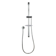Round Chrome Handheld Shower Set with Soap Dish WITHOUT HANDHELD