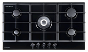Carysil Built-In Black Glass Gas Cooktop 90cm